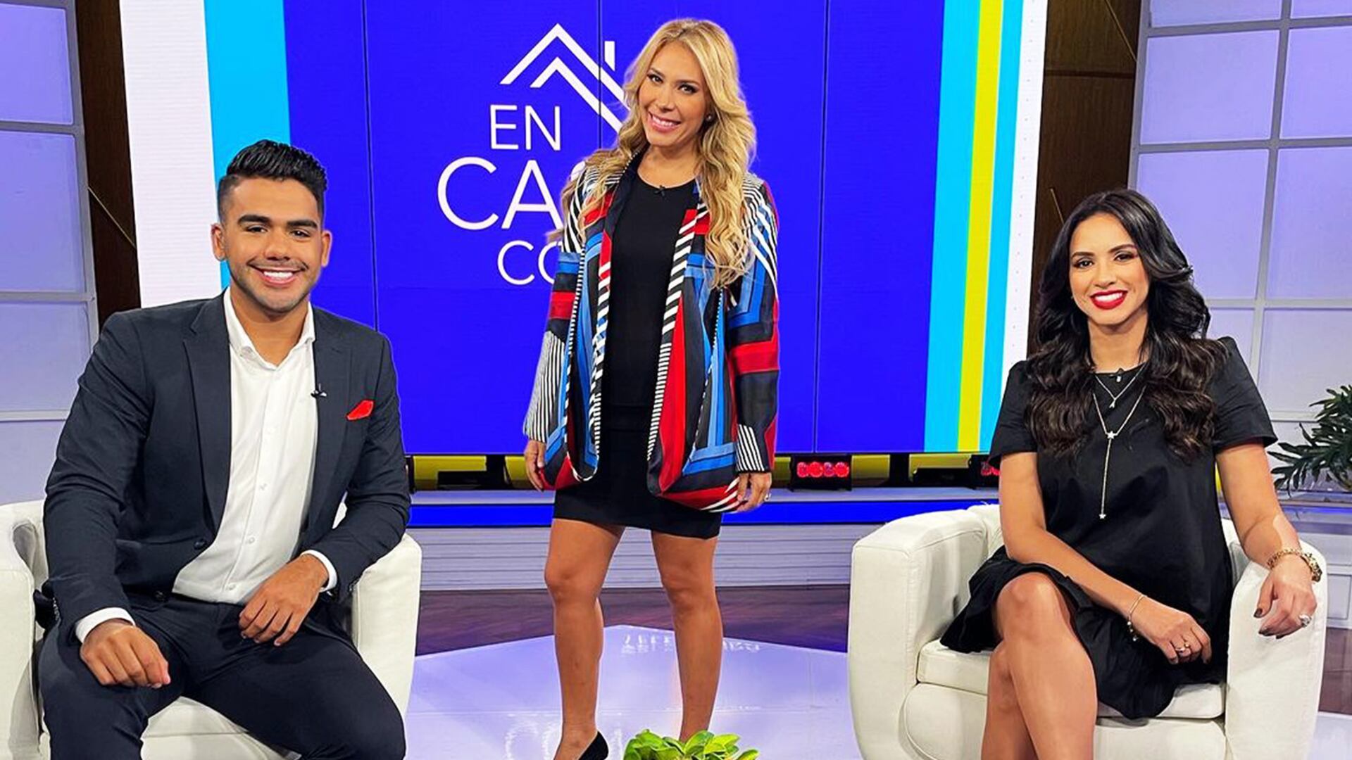 Presentadores de 'En Casa con Telemundo' (Foto: Telemundo)