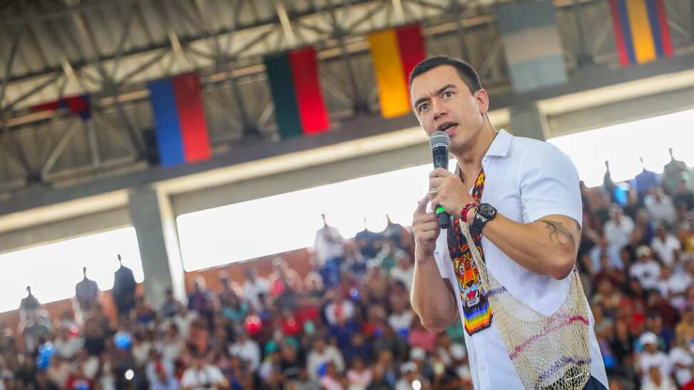 Daniel Noboa plateará pregunta para convocar a una Asamblea Constituyente