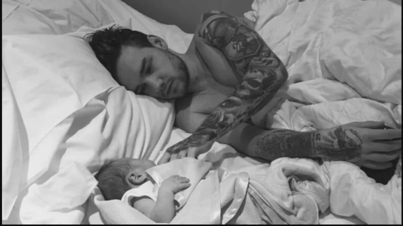 Liam Payne y su hijo
