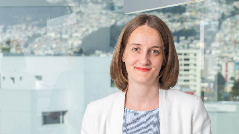 Priscille de Coninck, directora país de la Agencia Francesa de Desarrollo