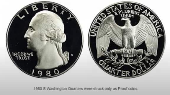 ¡Pilas! La moneda de 25 centavos de dólar de 1980 que vale hasta $9000