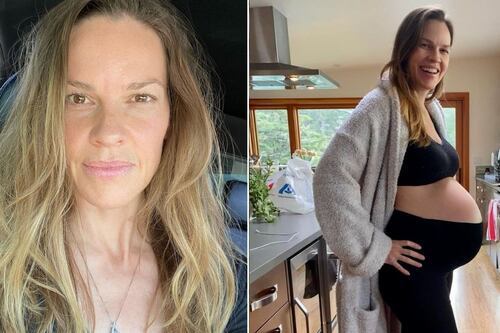 A sus 48, Hilary Swank está a punto de ser madre de mellizos: sus mejores looks de embarazada