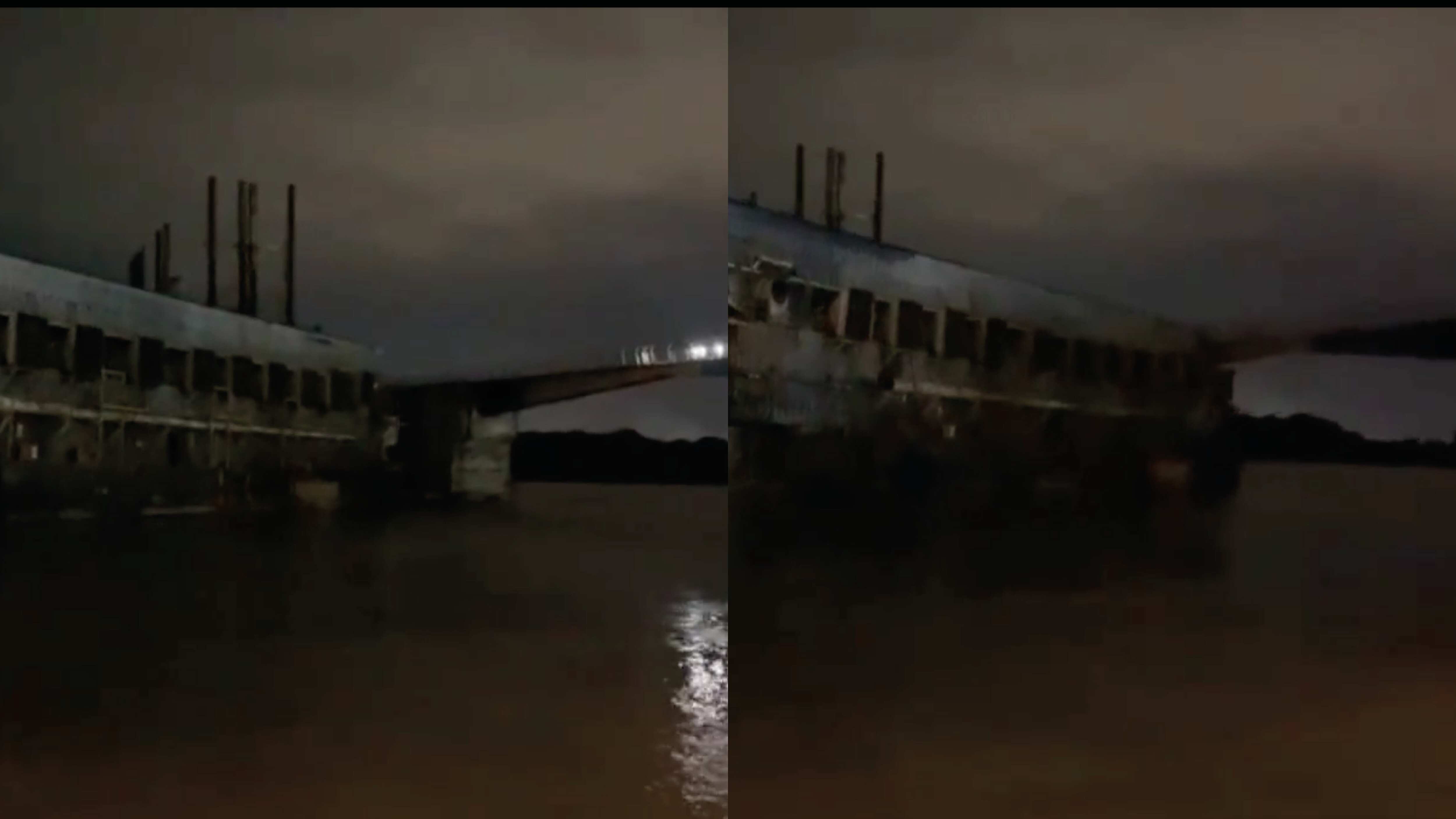 Choque de puente que une Durán con la Isla Santay