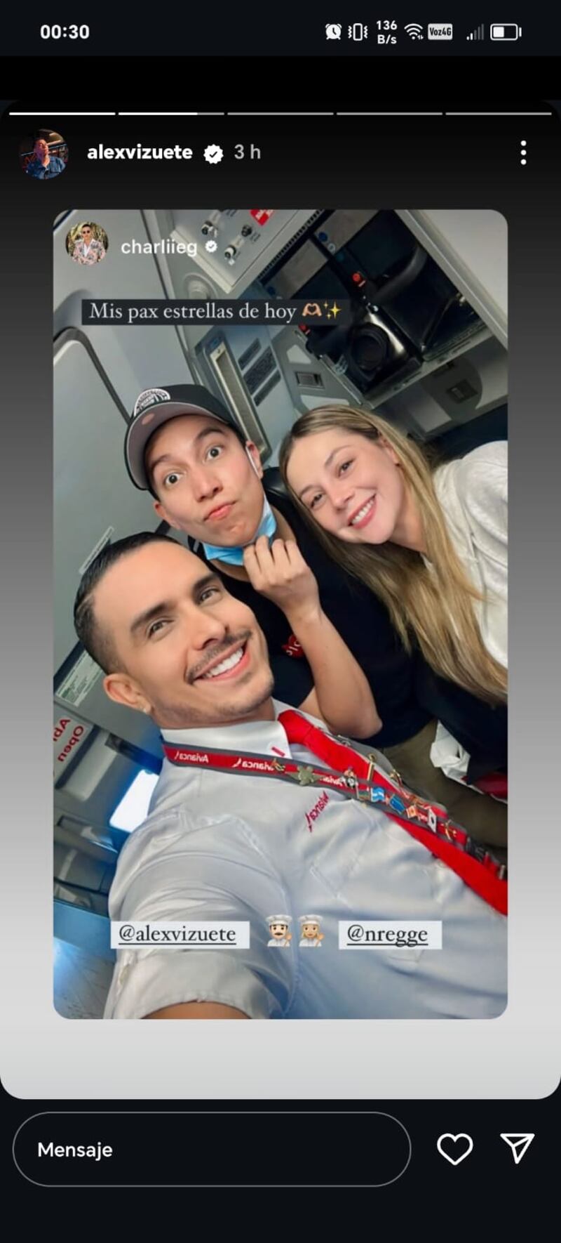 Alex Vizuete y Nati Regge