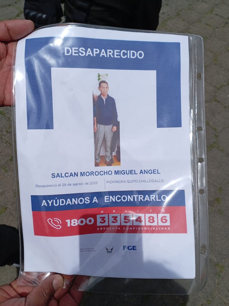 Localizan a adulto mayor reportado como desaparecido en clínica clandestina en el sur de Quito