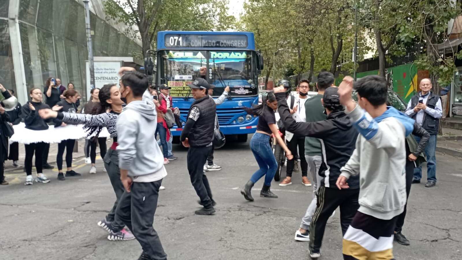 Ballet Ecuatoriano de Cámara hace plantón