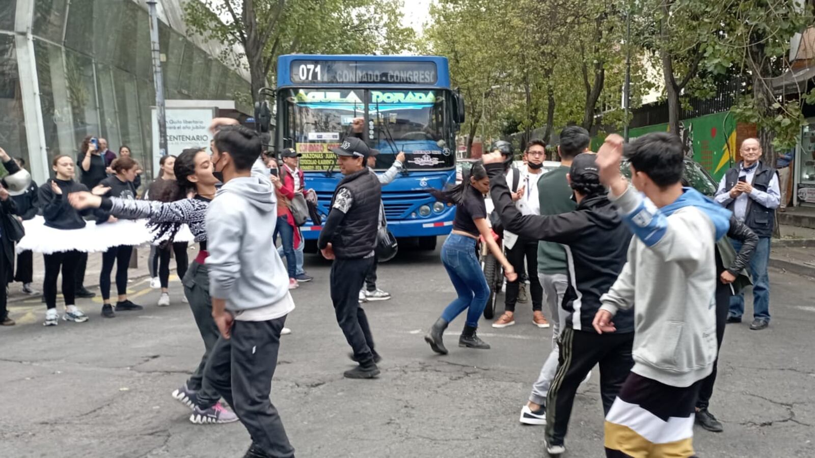 Ballet Ecuatoriano de Cámara hace plantón
