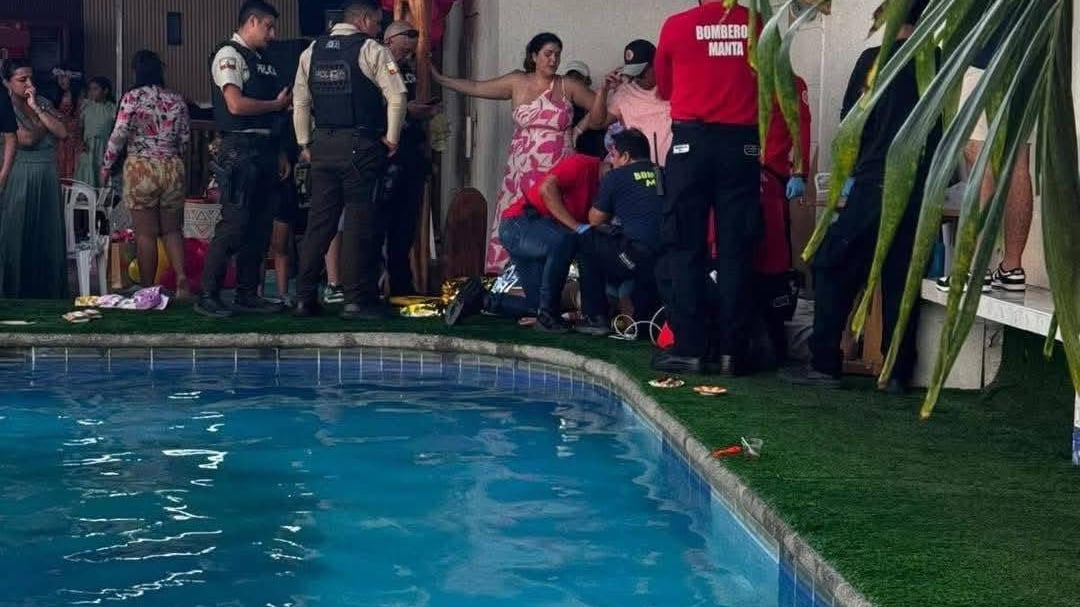 Fiesta infantil termina en tragedia: Niño de 7 años murió ahogado en Manta
