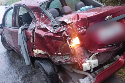 Una persona herida deja accidente de tránsito entre un trailer, un camión y un vehículo en la Av. Simón Bolívar