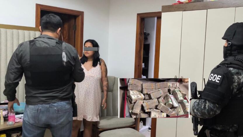 Mujer policía que escondía medio millón de dólares en efectivo recibe arresto domiciliario por lactancia