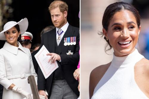 Meghan Markle aparece en evento con otro hombre que no es Harry y desata rumores de ruptura