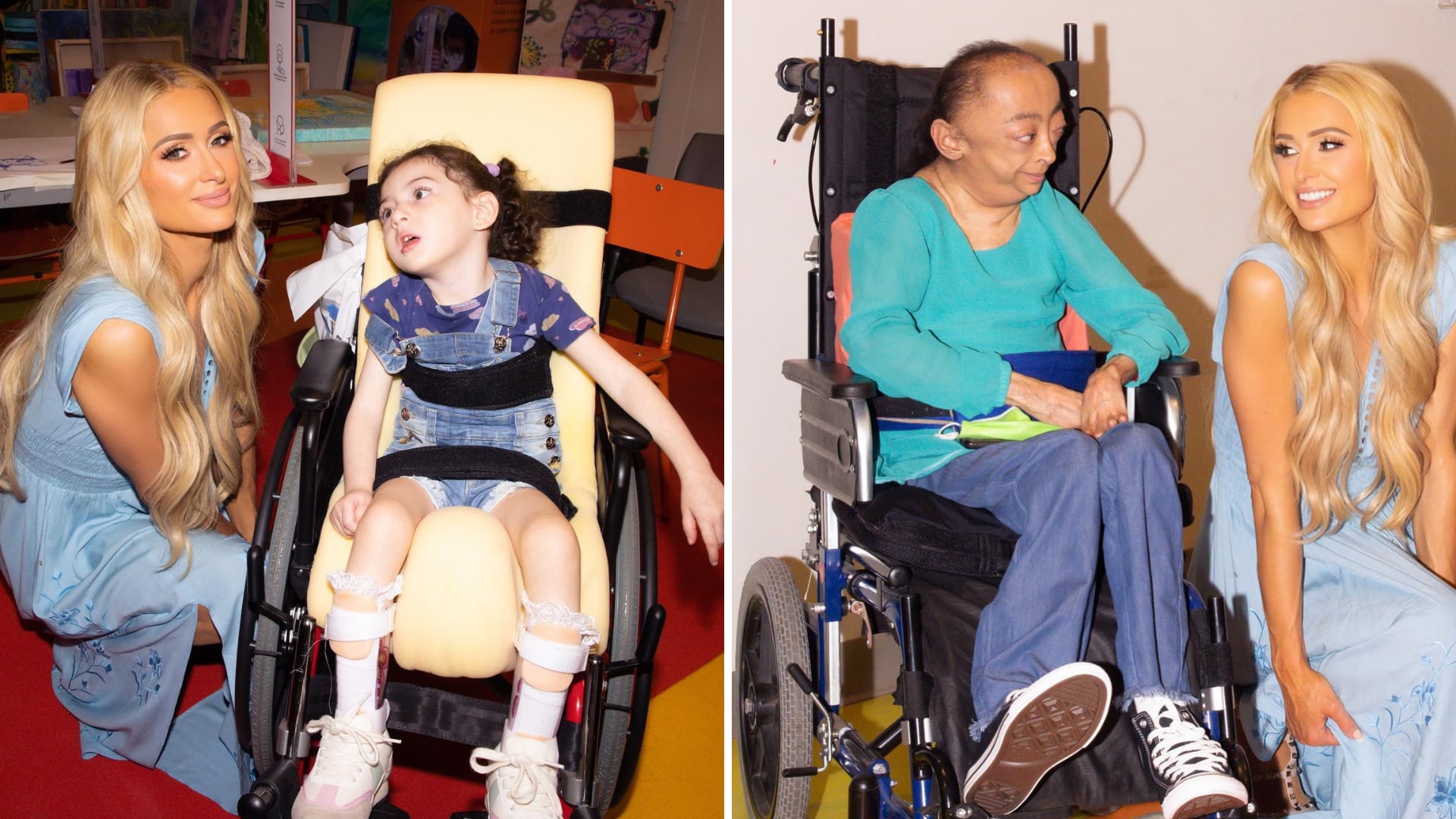 En Chile visitó a niños y jóvenes con condición una condición motora que están en rehabilitación