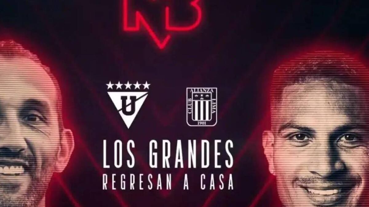 Liga de Quito jugará la Noche Blanca ante Alianza Lima y se reencontrará con Hernán Barcos y Paolo Guerrero