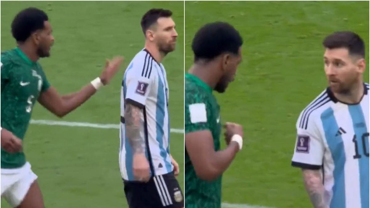 ¿Qué le dijo el jugador de Arabia Saudita que encaró a Lionel Messi?