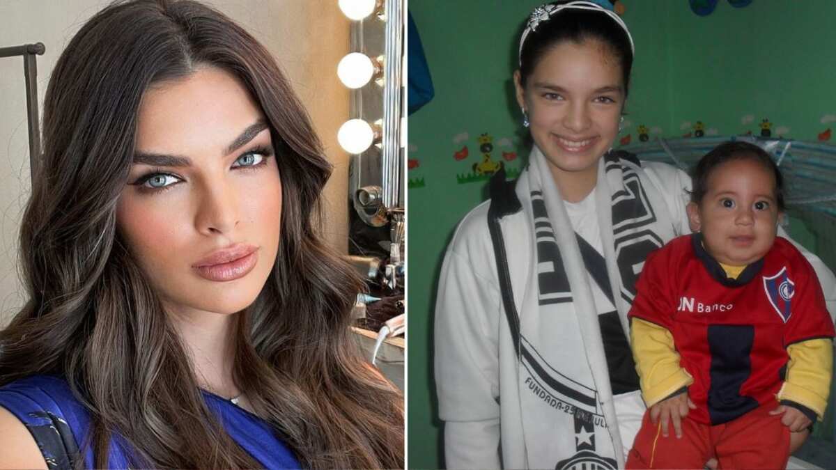 Nadia Ferreira y su sobrino