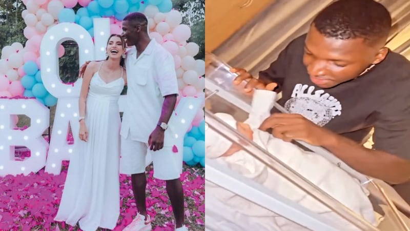 Moisés Caicedo anunció el nacimiento de su primera hija