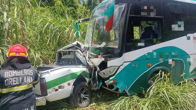 Siniestro de transito en Orellana