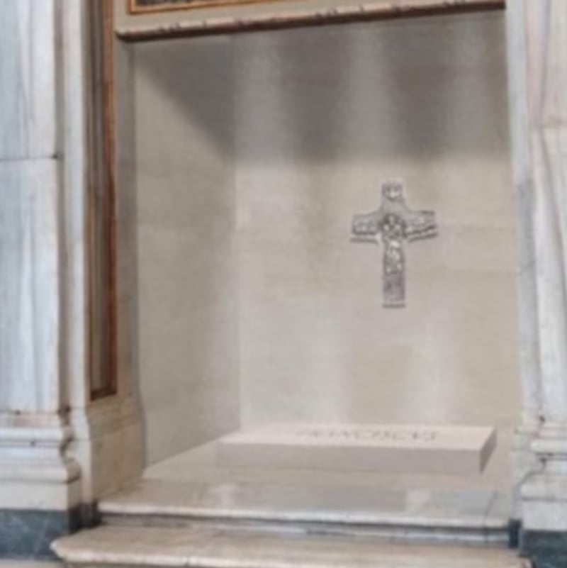 Así será la tumba donde será enterrado el papa Francisco