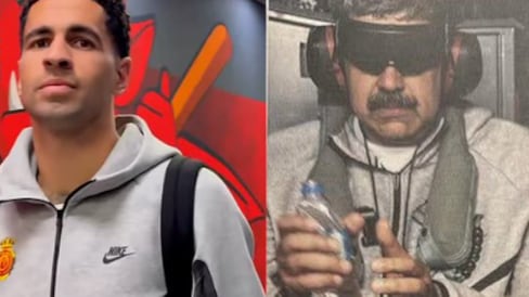 El conjunto deportivo que usó Nicolás Maduro esposado se agotó y lo usa el Real Mallorca
