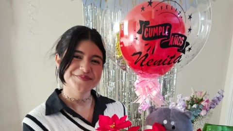 Nathaly Mafla dejó su celular a un amigo y desapareció tras ingresar al baño de su universidad en Quito. Foto: Cortesía de la familia de Nathaly a Metro Ecuador