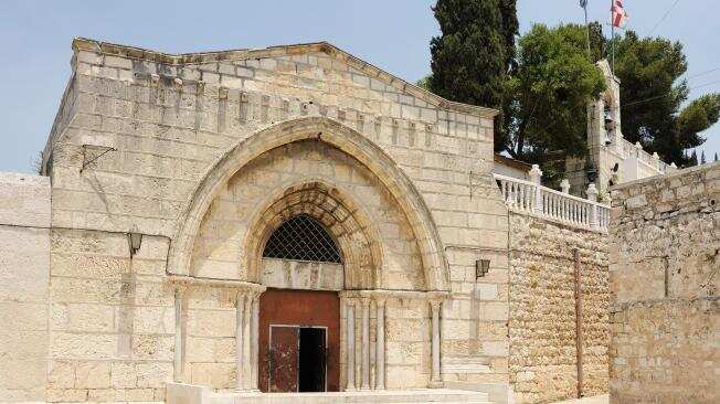 la Basílica de la Dormición o Abadía de Hagia María