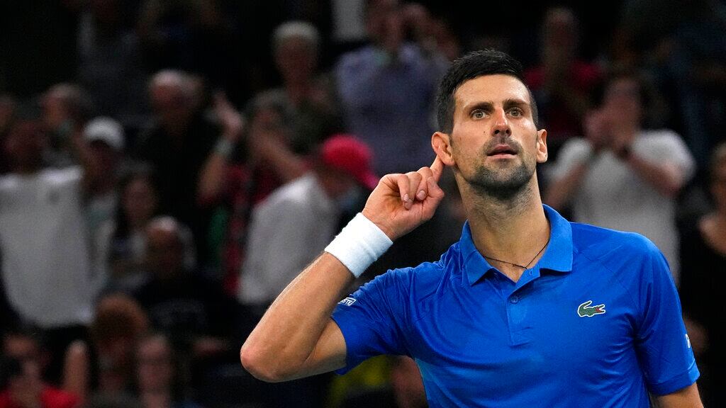 Novak Djokovic se lució ante Tsitsipás