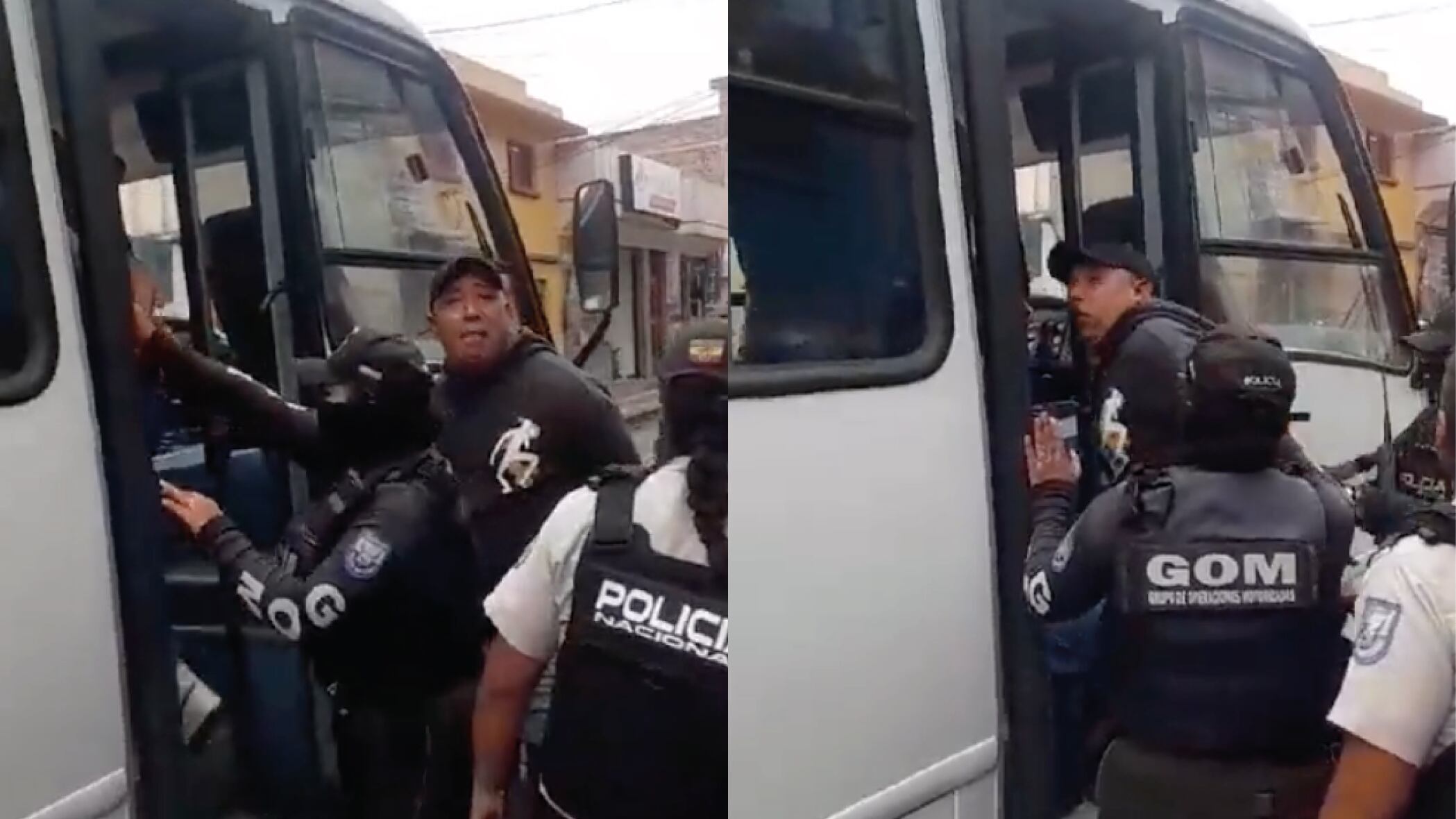 Extorsionadores son capturados y al momento de ser trasladados por la policía amenazaron a los moradores de Otavalo