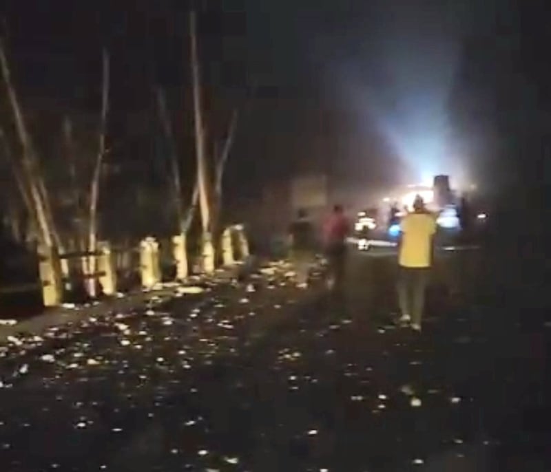 Una potente explosión sacudió la madrugada del miércoles el puente de Mollopongo.