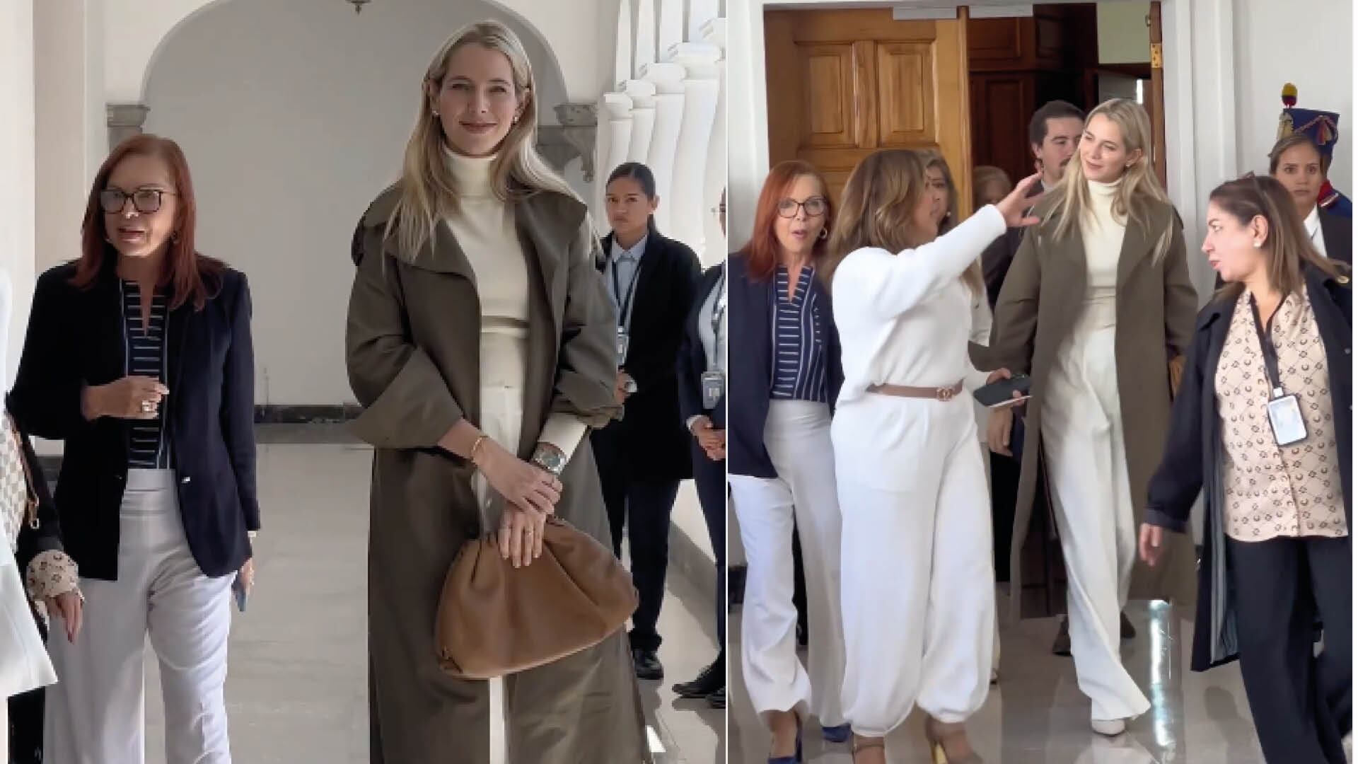 Lavinia Valbonesi en Carondelet: Así fue el encuentro de las Primeras Damas