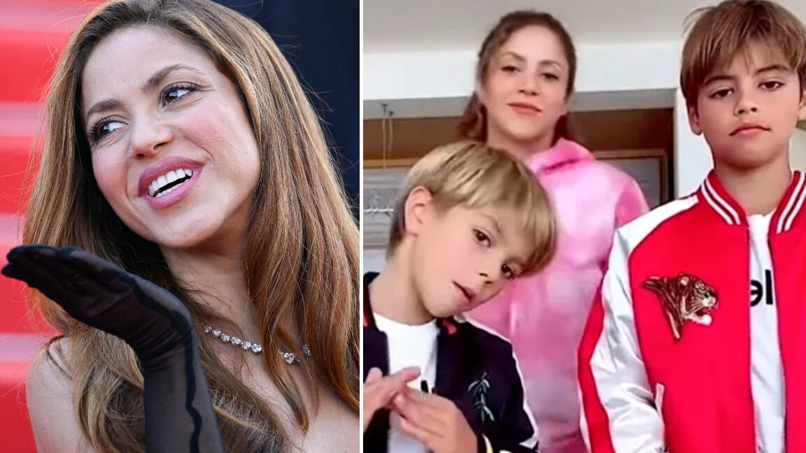 Shakira y sus hijos