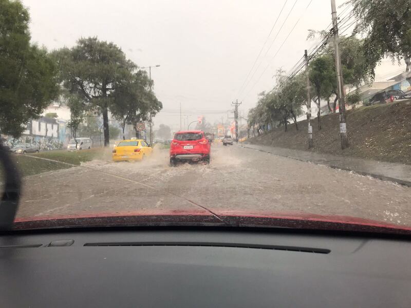Lluvia en Quito