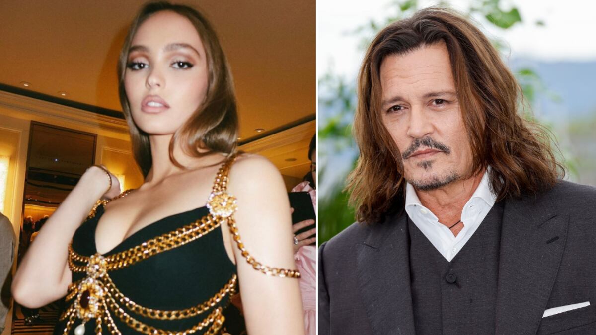 Lily-Rose Depp y Johnny Depp