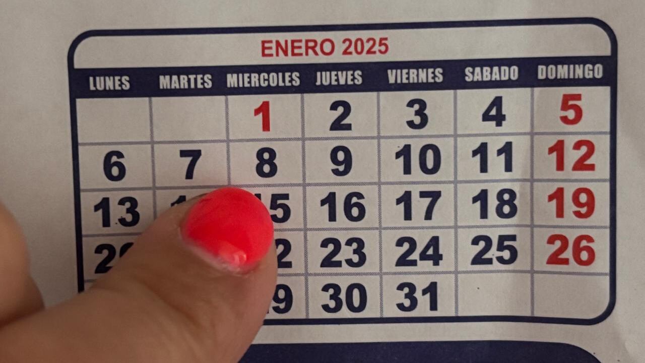 Calendario 2025: cuántos feriados hay este año