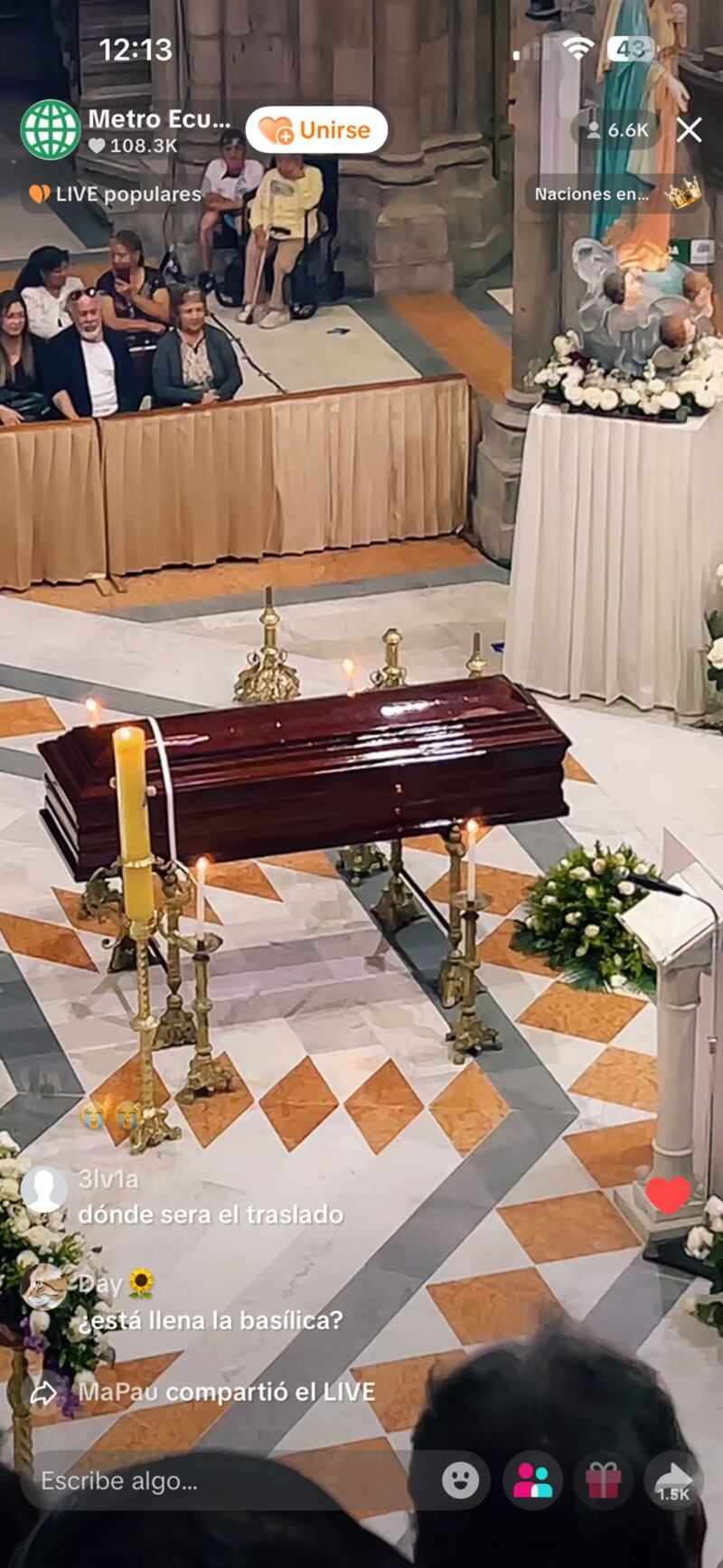 Último adiós a Paulina Tamayo.