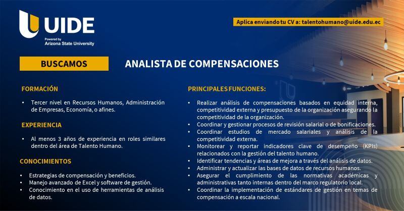 Vacantes laborales en Ecuador