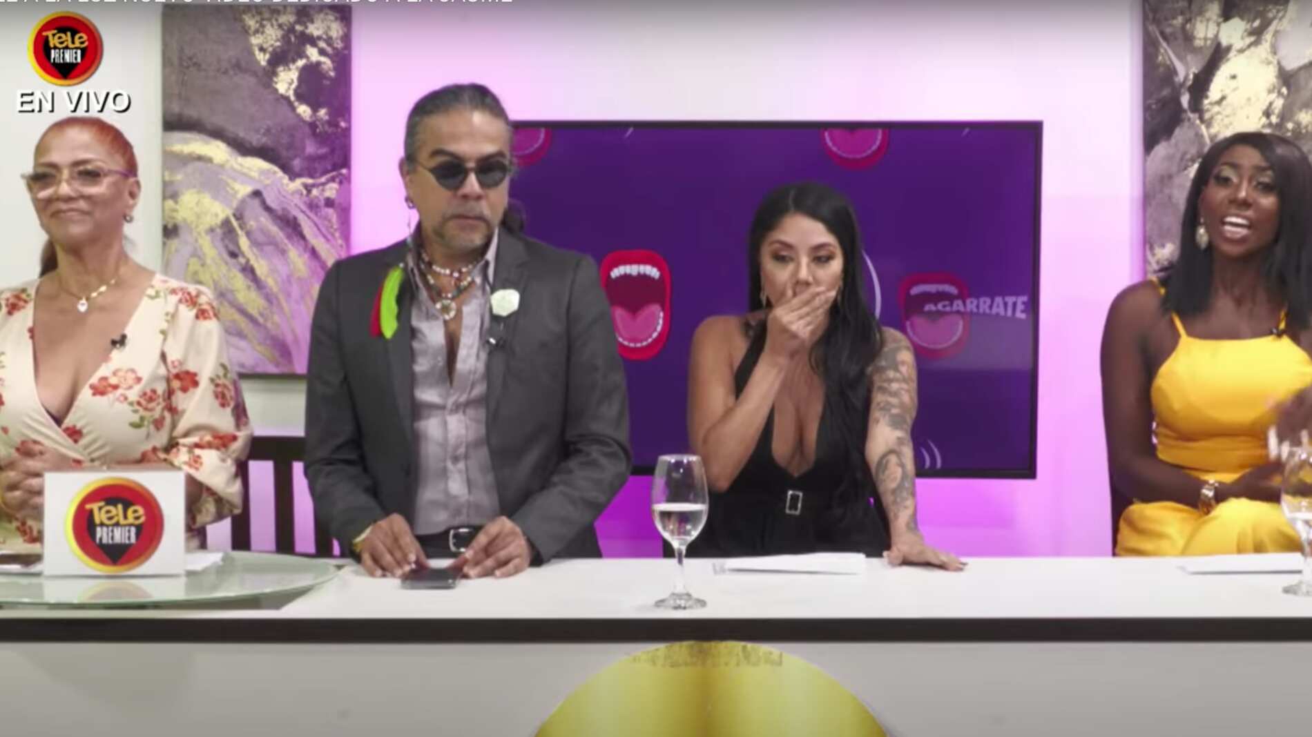 Momento en que se desmayó