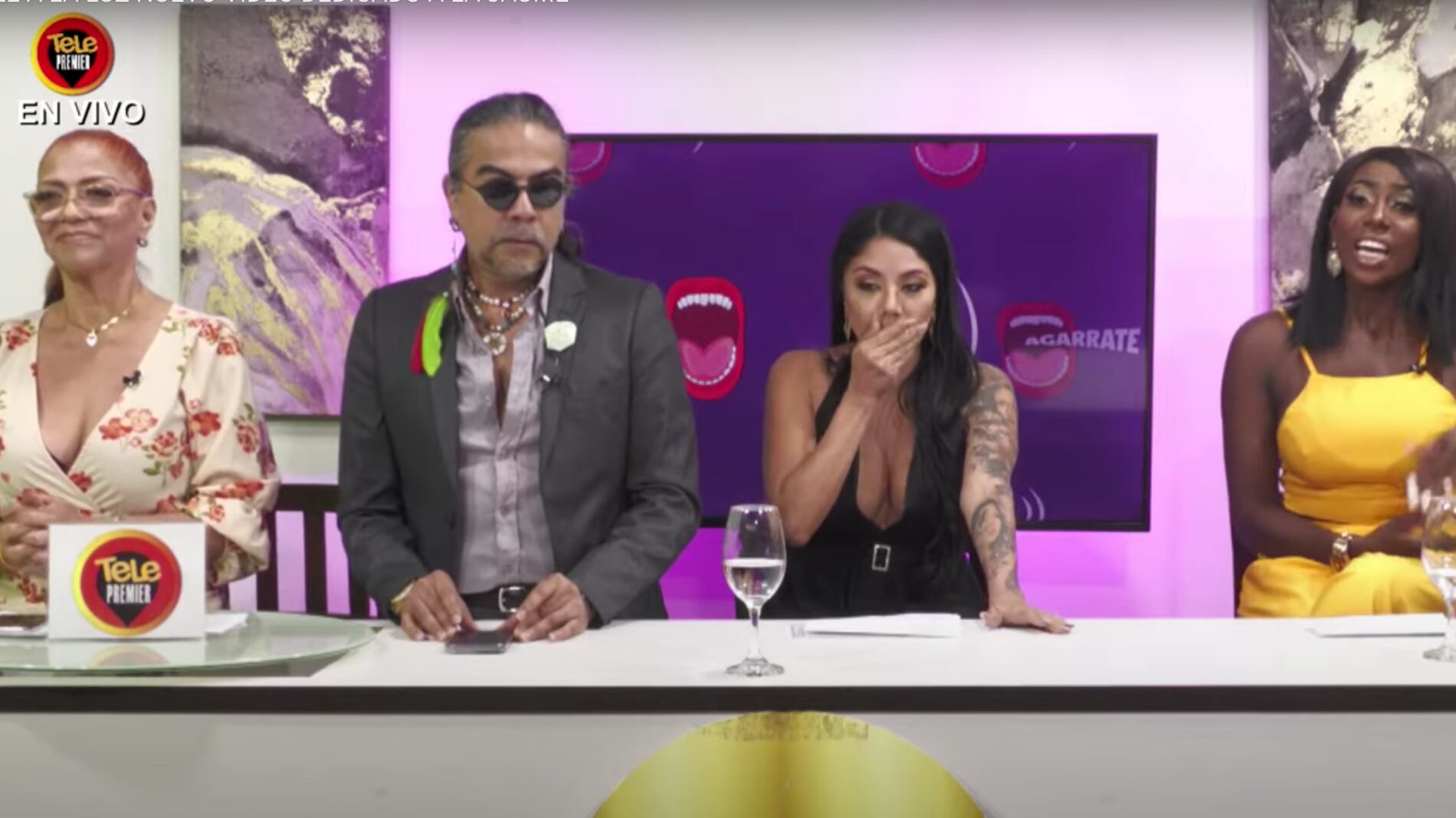 Momento en que se desmayó