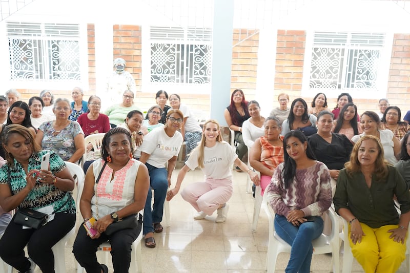 Lavinia Valbonesi cumplió agenda en Guayaquil