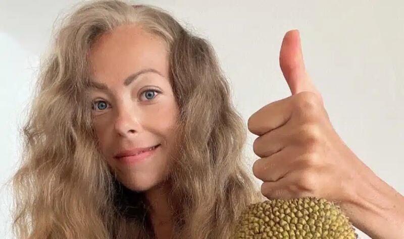 El aspecto de la influencer, preocupó a los seguidores.