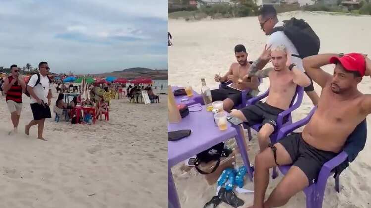 Ederson Xavier de Lima, alias “Boré”, líder del Comando Vermelho, fue capturado en la playa