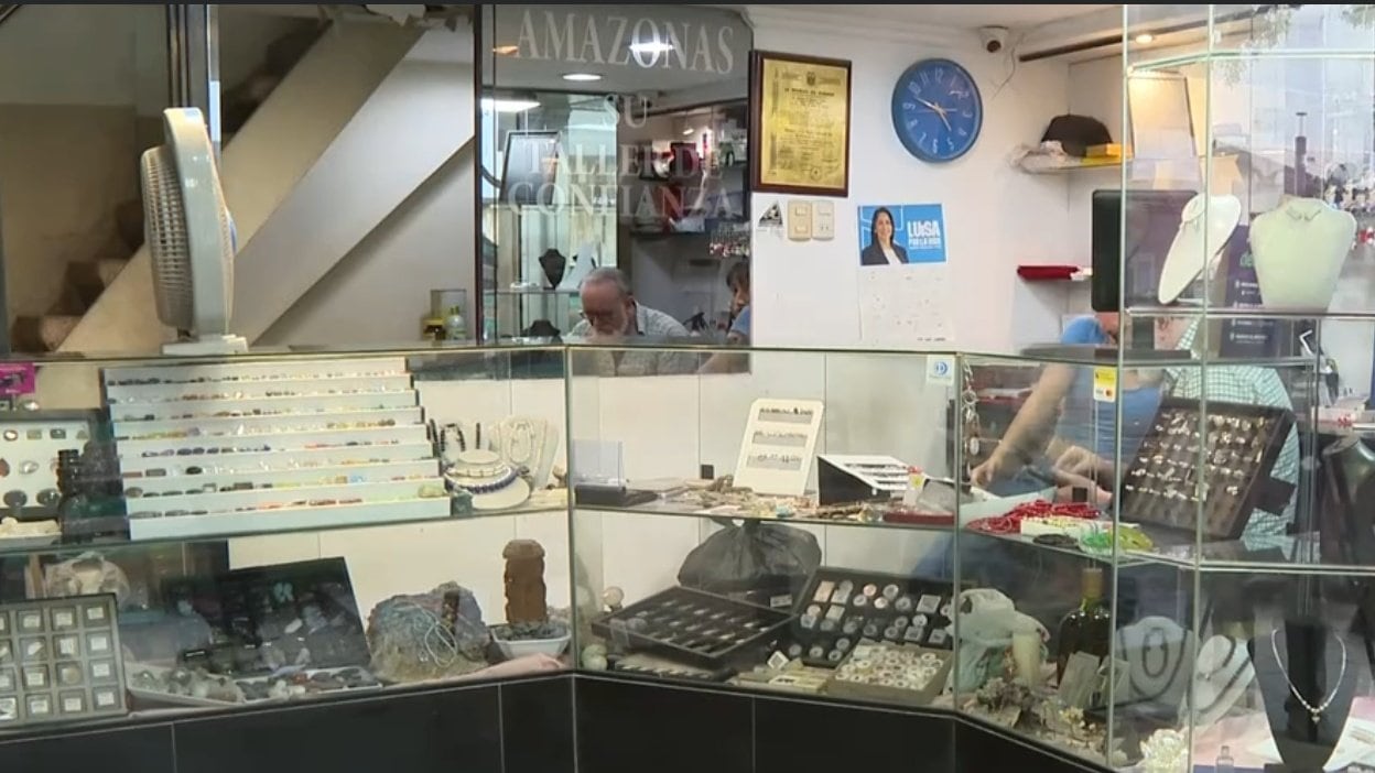 Robo millonario en una joyería