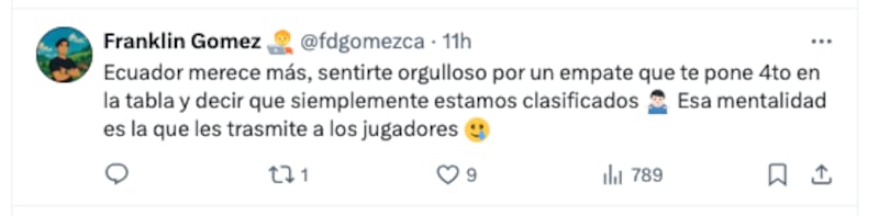Reacciones para Beccacece por su último partido con Paraguay.