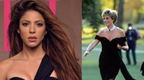 Shakira usó también un 'vestido de la venganza' a lo princesa Diana