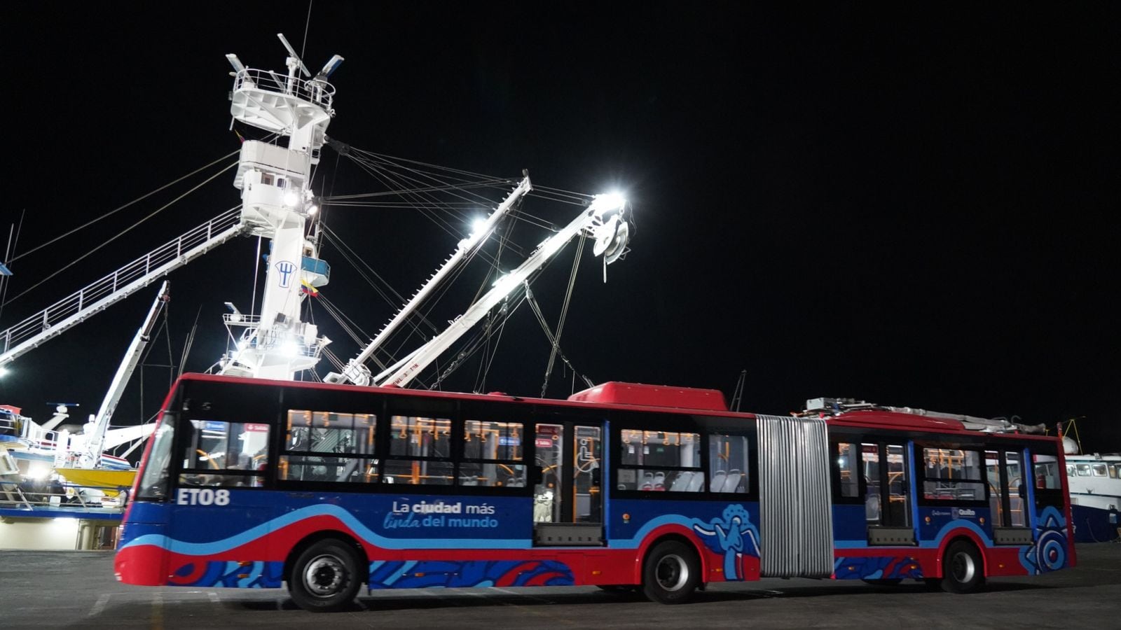 60 nuevos trolebuses 100% eléctricos