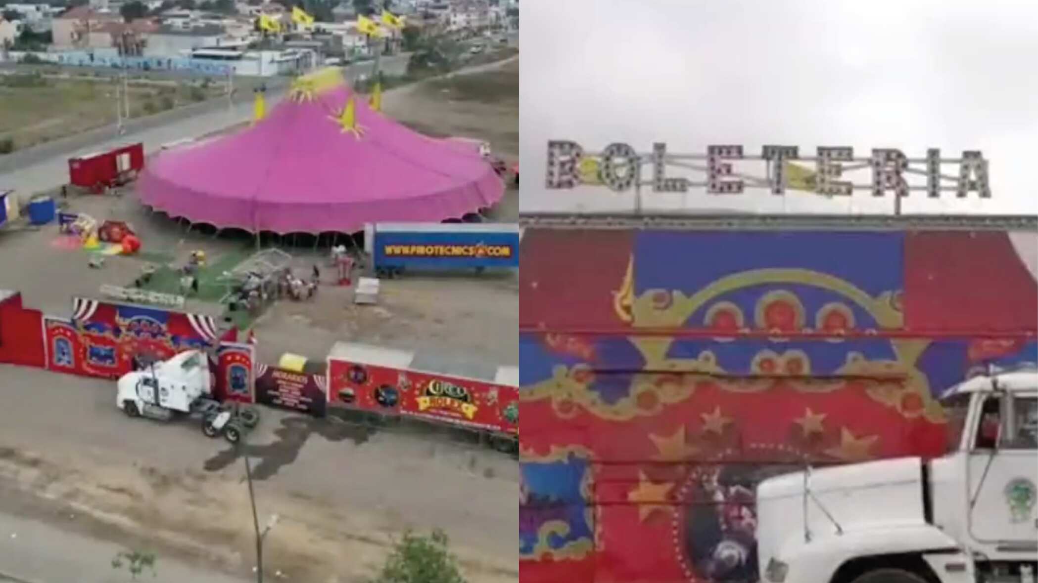 Un circo tuvo que abandonar Machala debido a que sujetos exigían USD 15.000 para que pueda funcionar