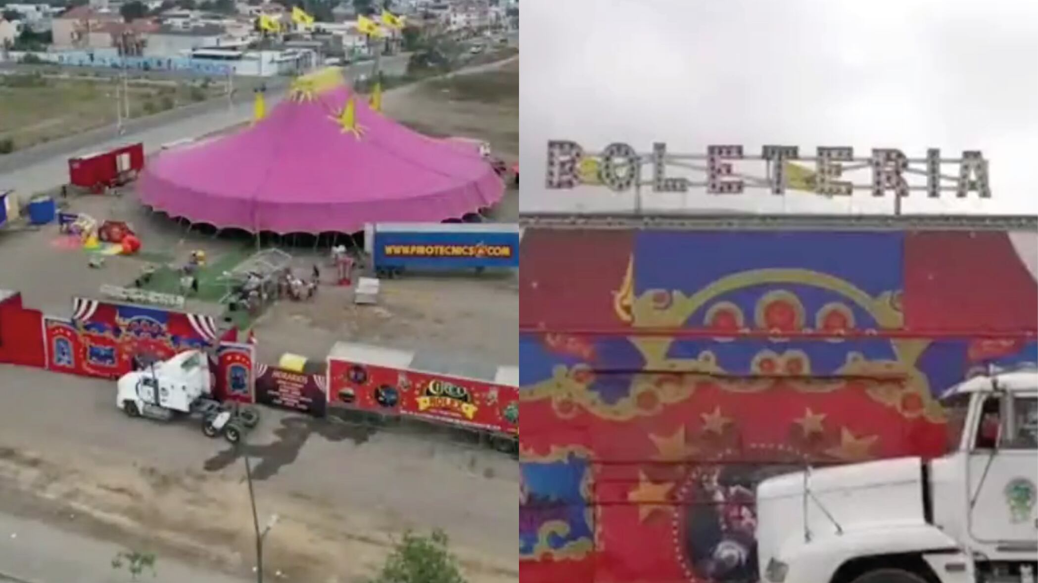 Un circo tuvo que abandonar Machala debido a que sujetos exigían USD 15.000 para que pueda funcionar