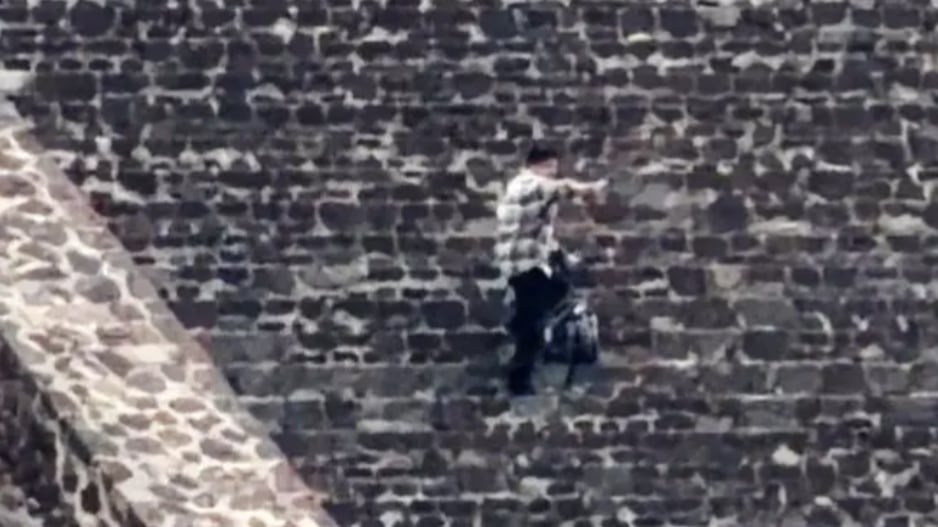 Tirador de la pirámide en México era un fanático de Hitler y dejó una imagen generada por IA