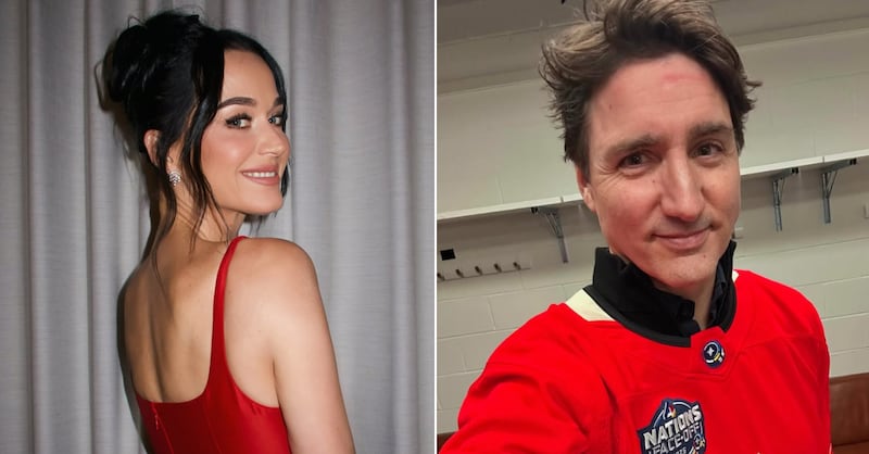 Katy Perry y Justin Trudeau