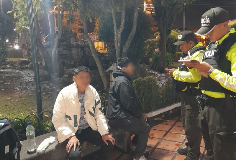 Operativos en el Distrito de Policía Los Chillos. Imagen: Policía Nacional