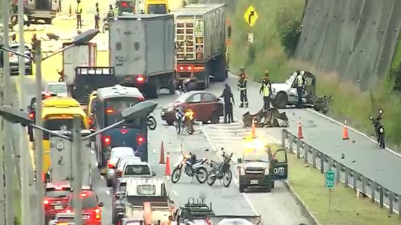 Accidente en la Ruta Viva deja un fallecido y cierra la vía hacia el aeropuerto